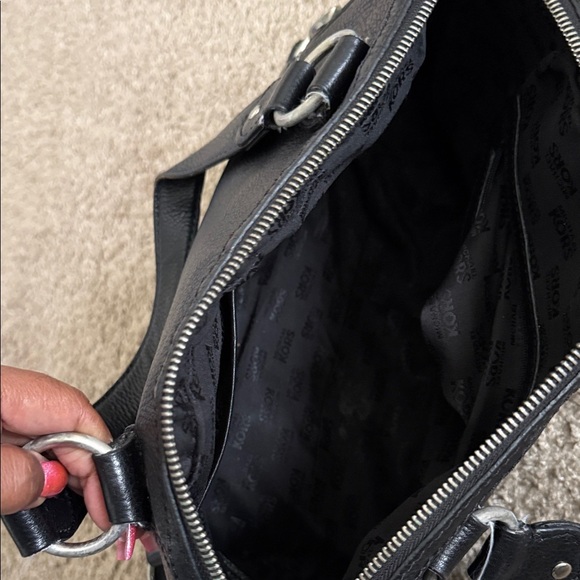 MICHAEL Michael Kors Black Satchel with Silver Hardware - Picture 5 of 8